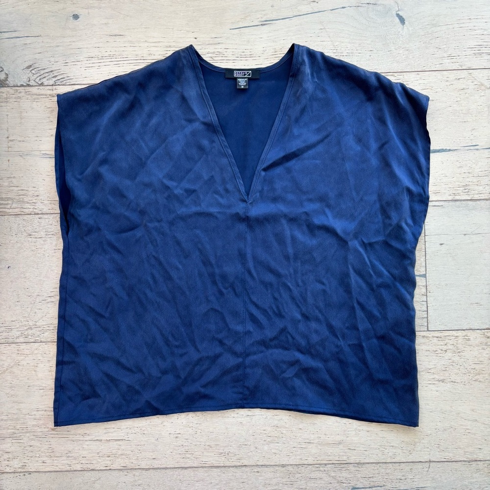 Natalie Busby Box Top Tencel Viscose in Pacific